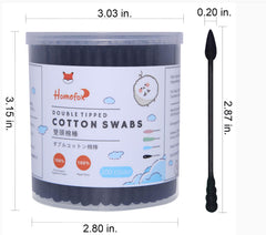HOMEFOX hisopos algodón con punta precisa para zonas pequeñas