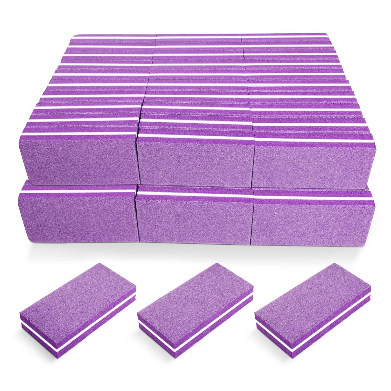 HomeyEra bloque buffer de uñas, paquete de 60, ideal para preparar uñas para el esmalte.