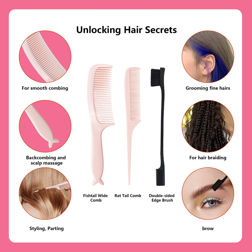 Homfu gomas cabello elasticas: firme sujeción sin nudos para estilos variables.