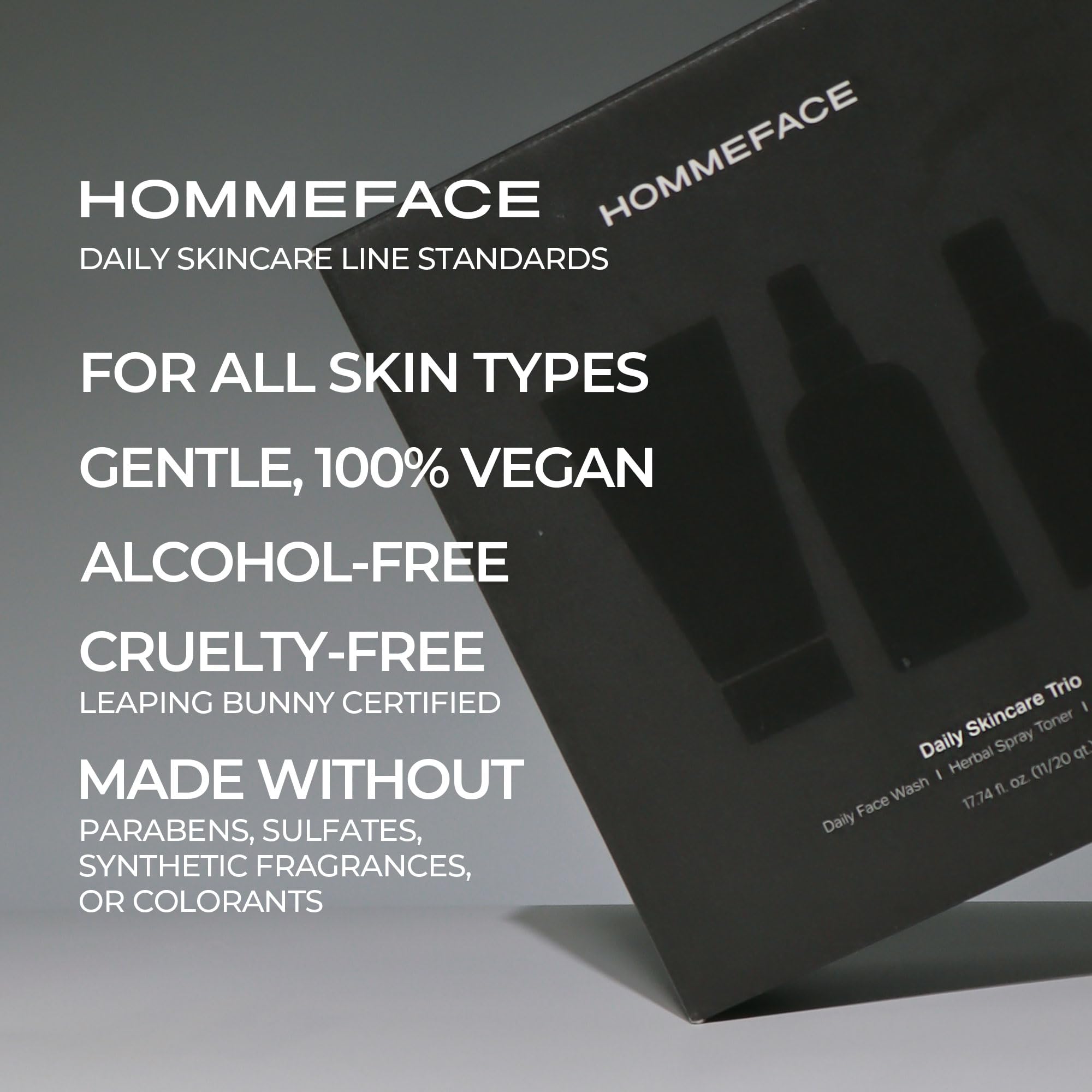 HommeFace hamamelis para purificar la piel y reducir brillos de forma suave.