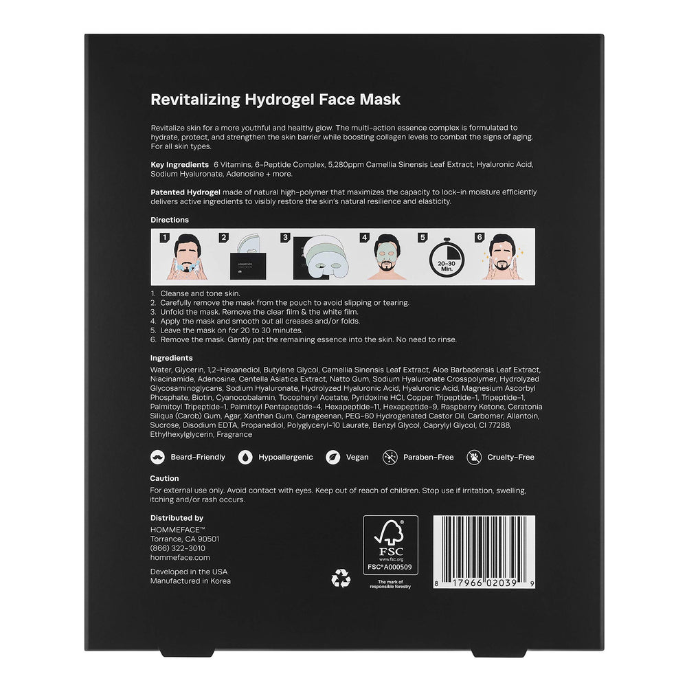 Ritual de cuidado rápido con HommeFace, 5 minutos para piel renovada.
