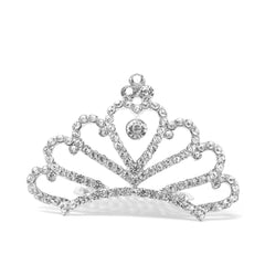Honbay corona princesa con cristales brillantes para bodas y fiestas
