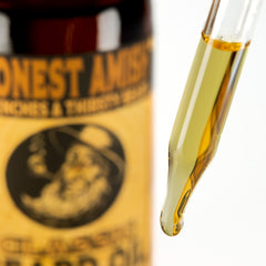 Honest Amish Aceite Barba Clásico: aplicación suave para barba y piel