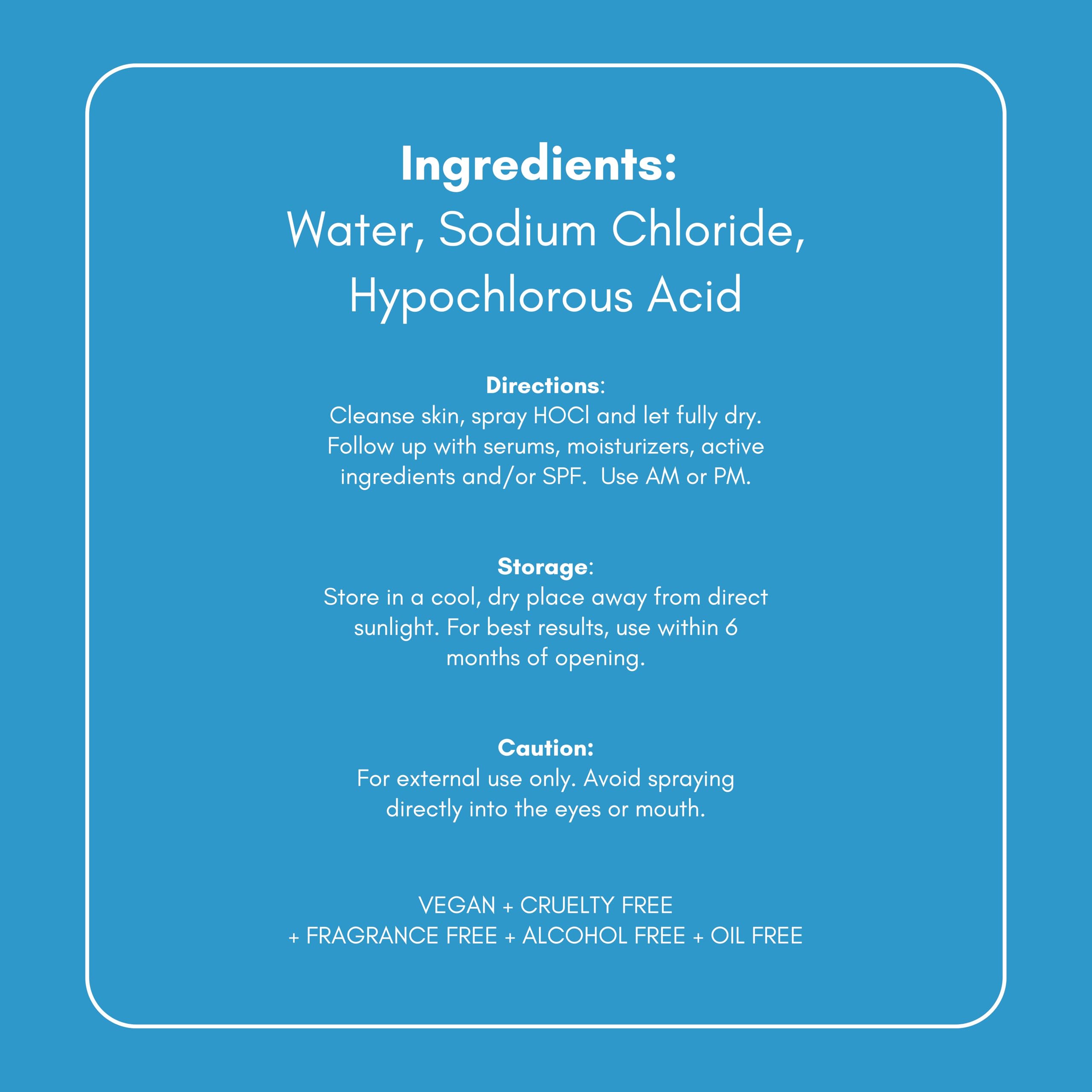 Honeydew Labs HOCl spray, envase reciclable para cuidado diario.