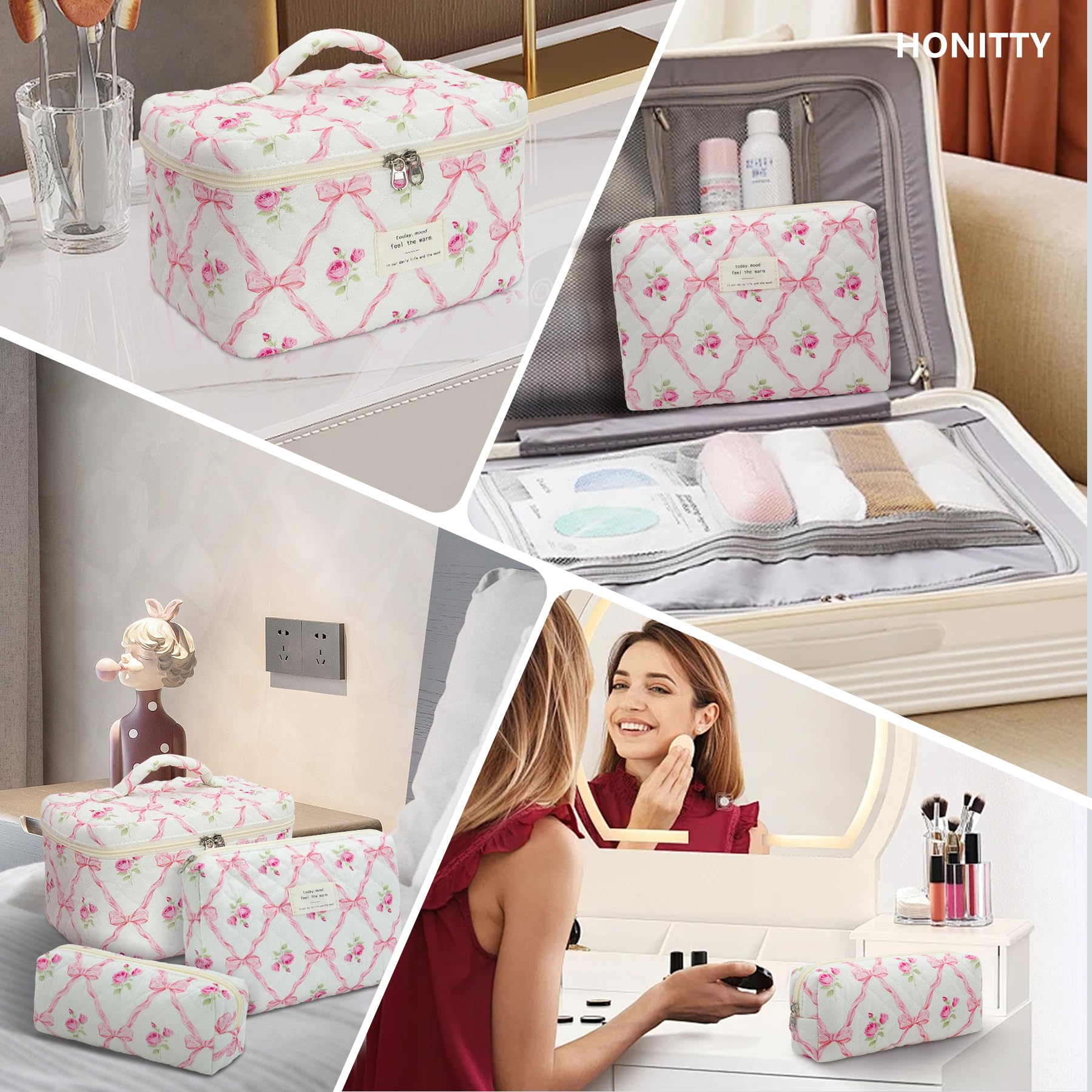 honitty bolsa organizadora cosméticos para uso diario y viaje
