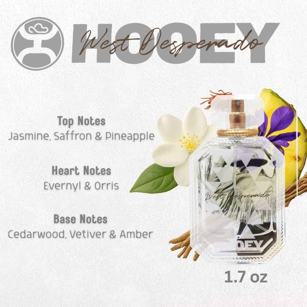 HOOEY West Desperado perfume spray offers even, controlled application