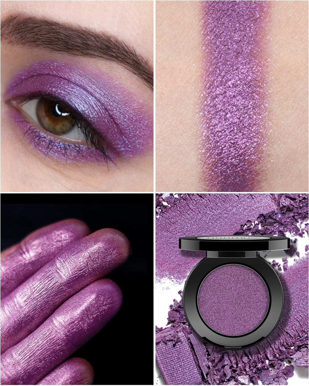 HOOMUSS pigmentación morada intensa para realzar el color de ojos
