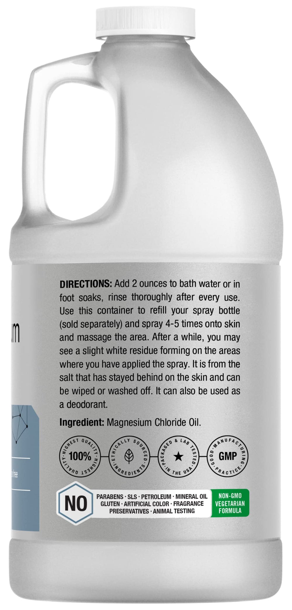 Aceite de magnesio Horbäach para baño y pies, relajación posible.