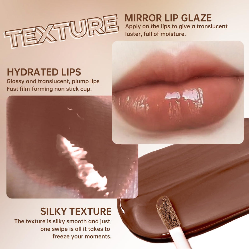 Brillo labial HOSAILY con efecto gradiente para aparentar volumen natural.