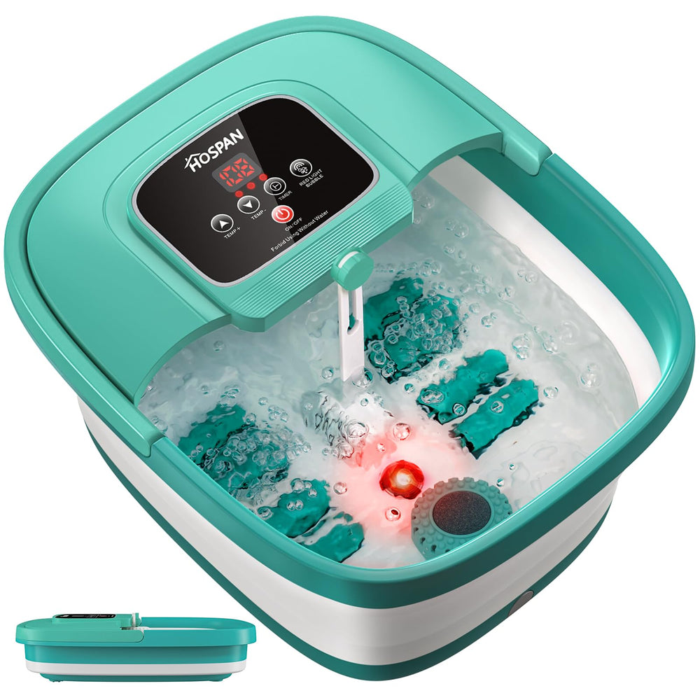 HOSPAN pediluvio plegable con control de temperatura para spa en casa.