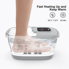 HOSPAN Pie Spa shiatsu en 4 zonas para alivio localizado