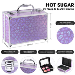 Hot Sugar organizador de aluminio para maquillaje, resistente y portátil.