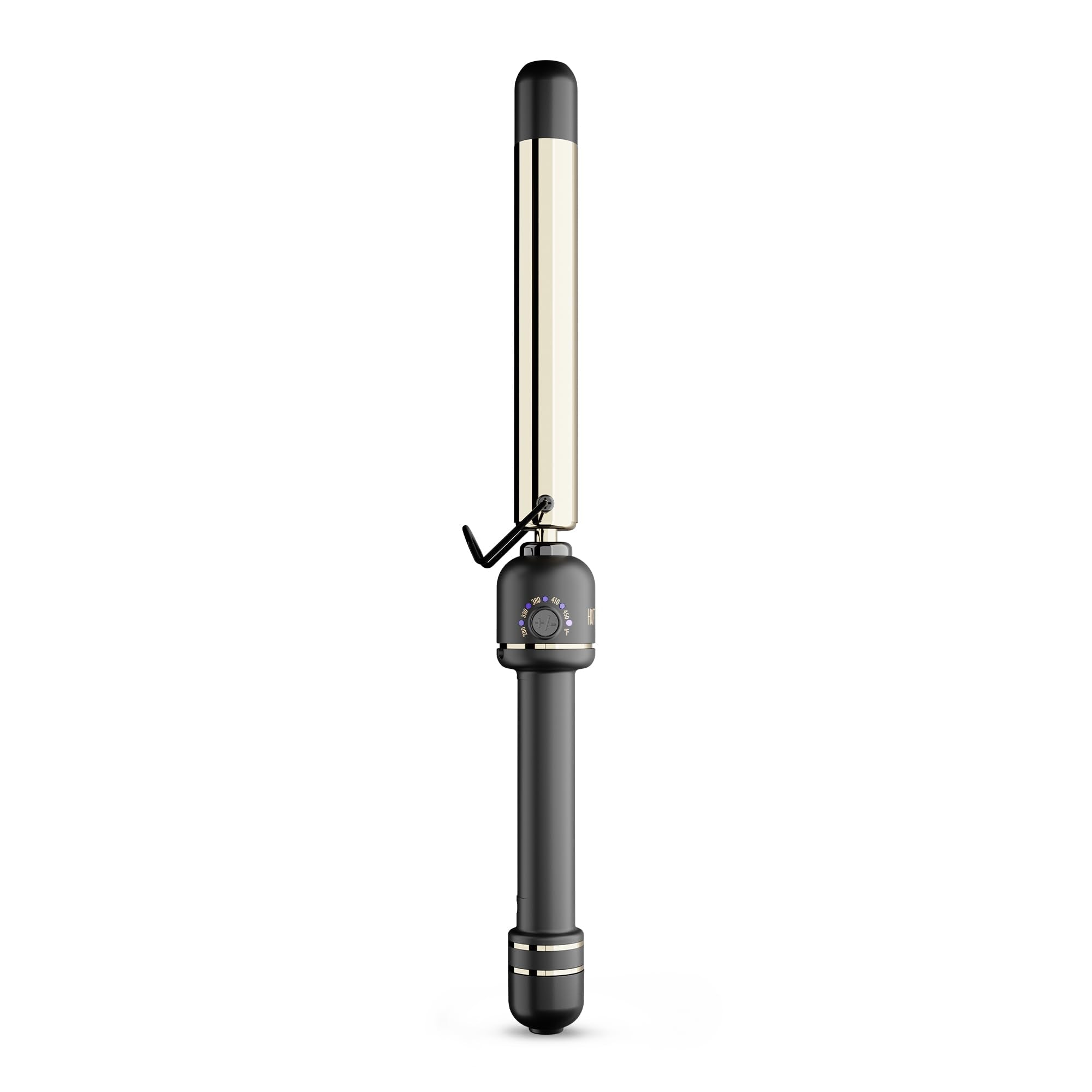 HOT TOOLS 24K Oro, barril extendido de 1 pulgada para rizos definidos y duraderos.