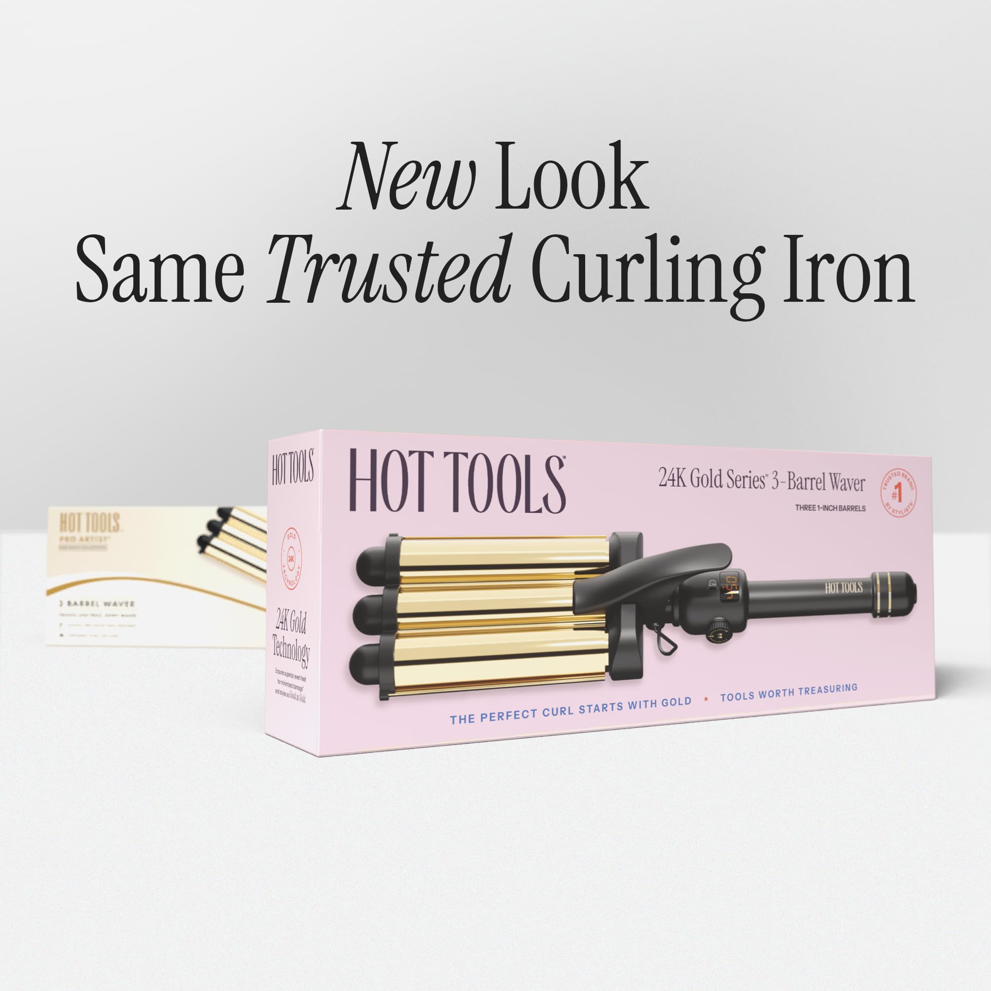 Hot Tools Pro Artist 24K Oro con voltaje doble universal para viajar