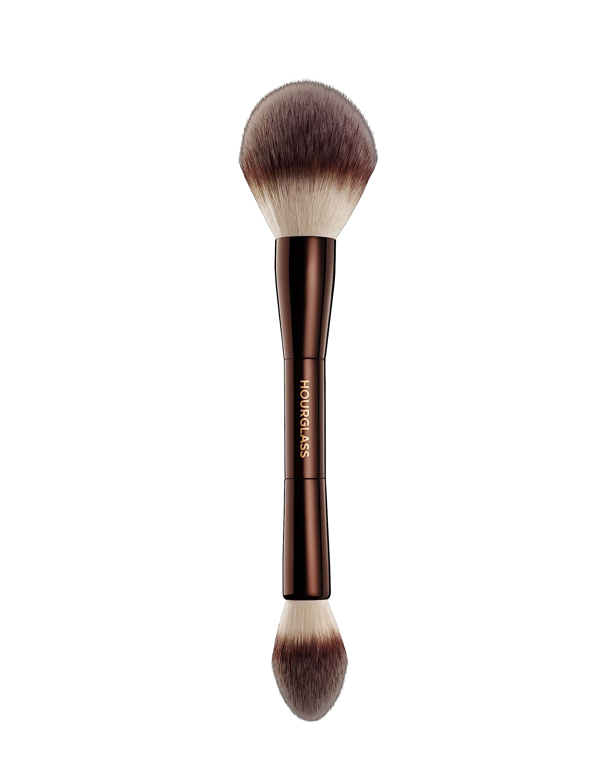 Pincel Hourglass Veil Polvo para aplicación precisa y suave en rostro.