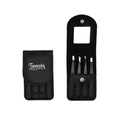 TWEEZIA pinzas de acero inoxidable para depilación facial con precisión