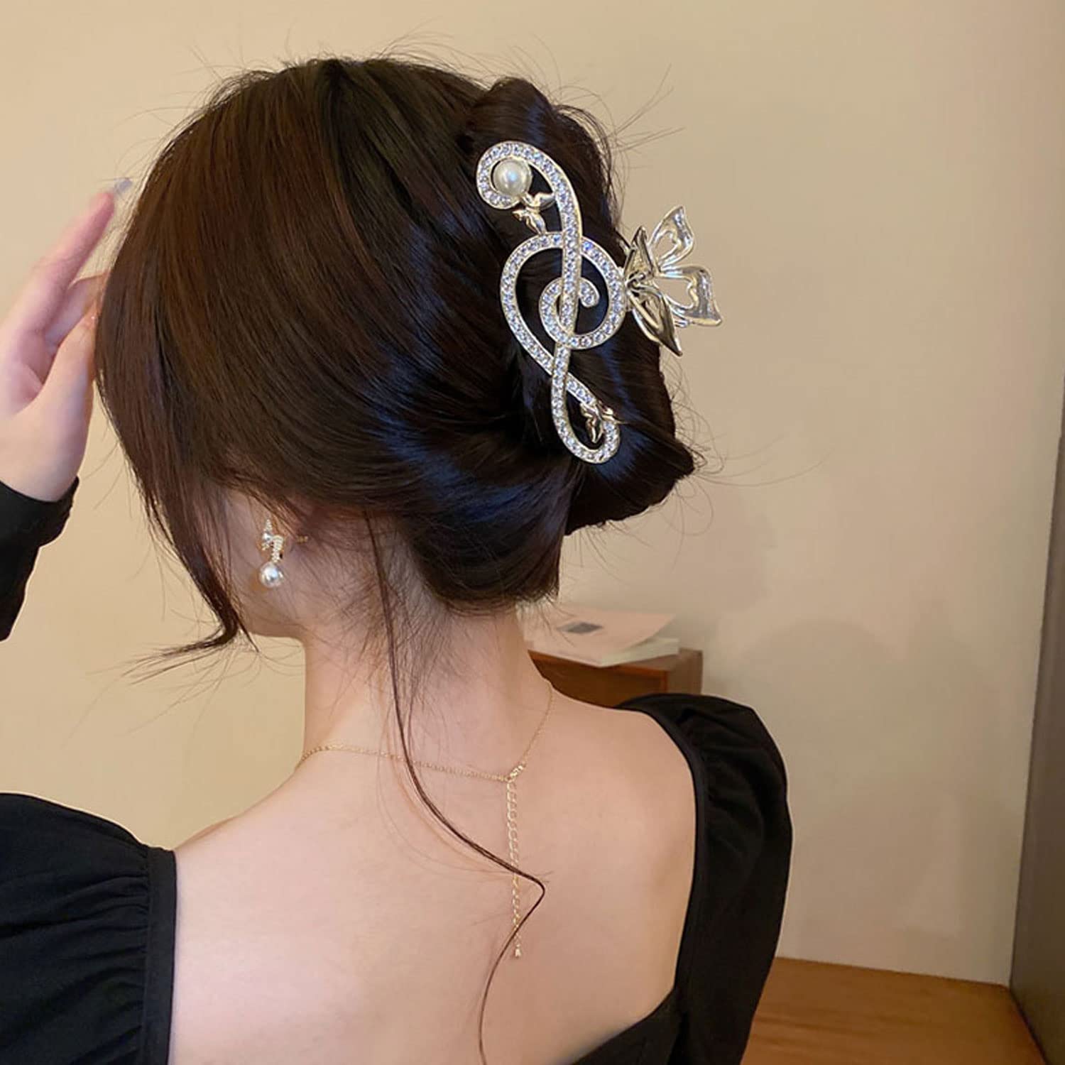 HOXIEYA uso recomendado para bodas y banquetes con peinado refinado.