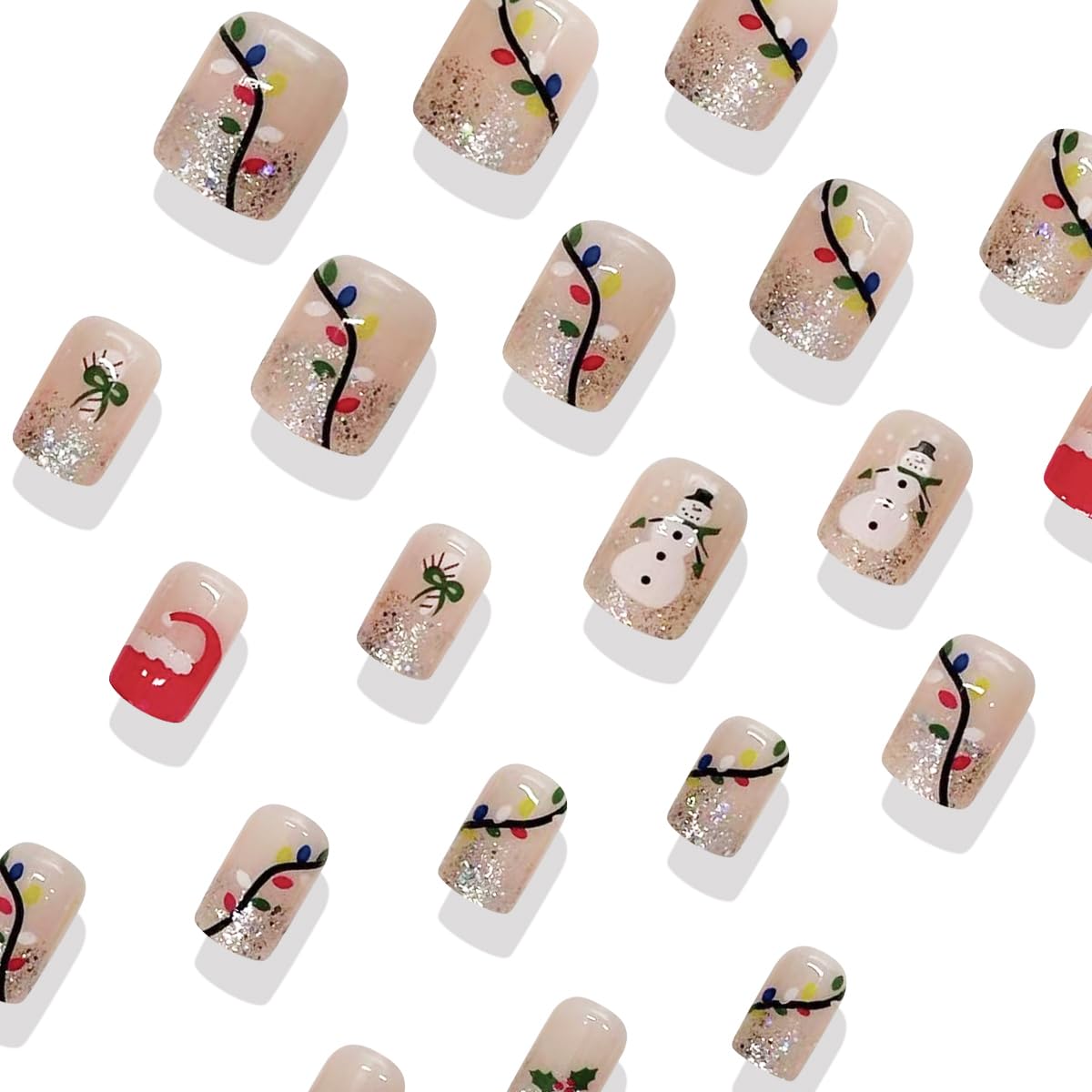 Pegatina-uñas HREJHDS con adhesivo fácil de aplicar y quitar.