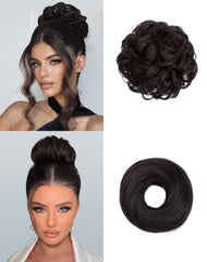 HSLHDI moño desordenado grande para volumen inmediato y look casual.