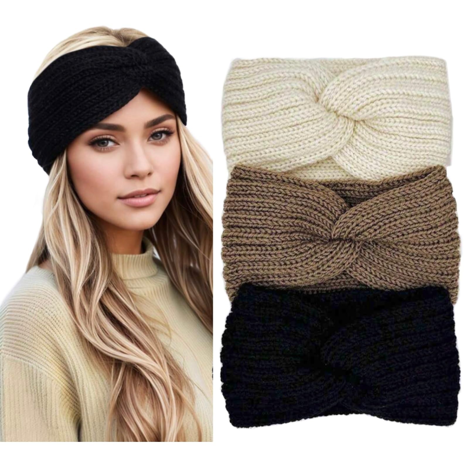 Diadema Huachi de invierno mantiene las orejas calientes sin apretar ni dañar el peinado.