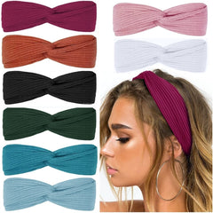 Huachi Bandas cabello torcido, ajuste cómodo y antideslizante para uso diario.