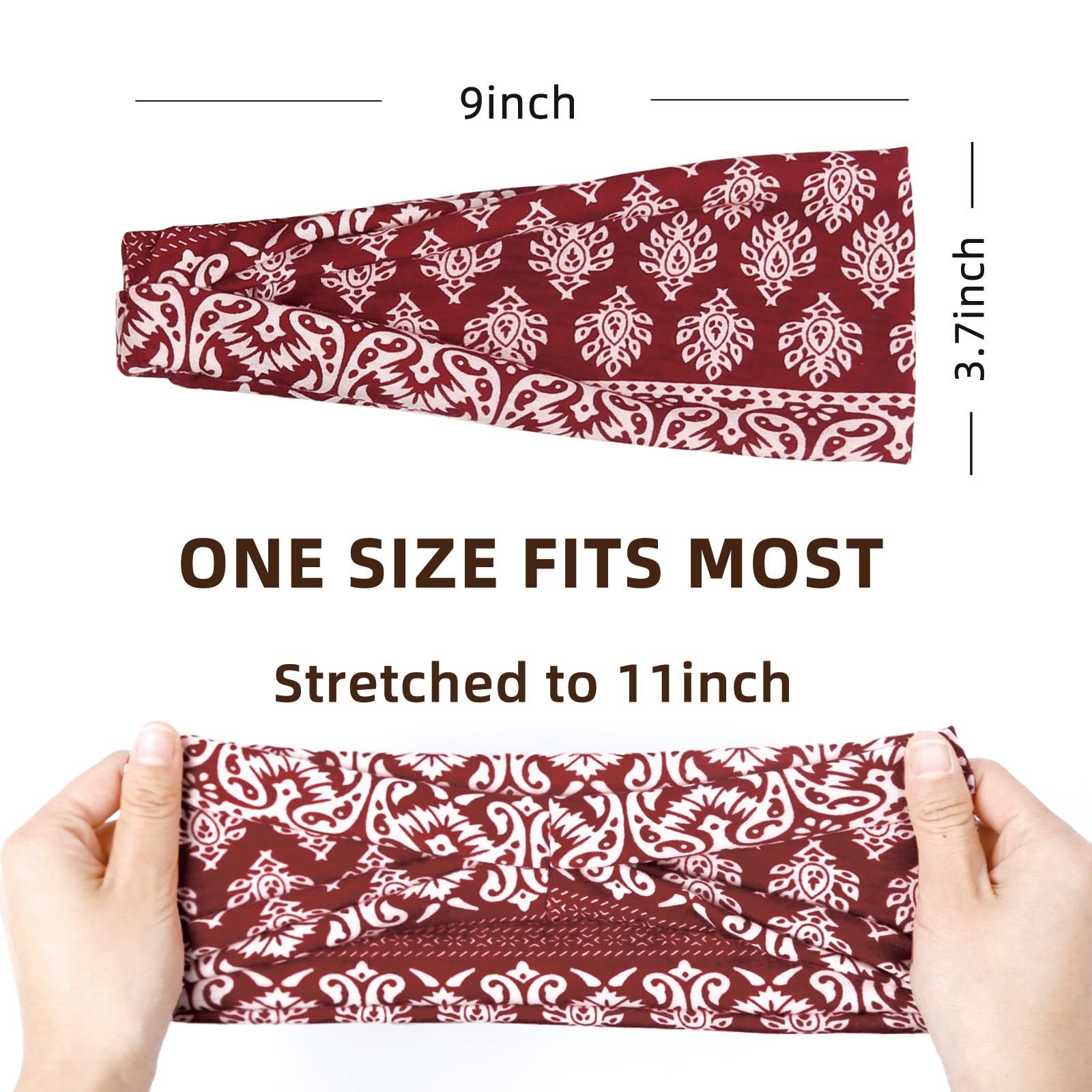 Huachi headbands ajuste elástico para comodidad y sin resbalar durante entrenamientos