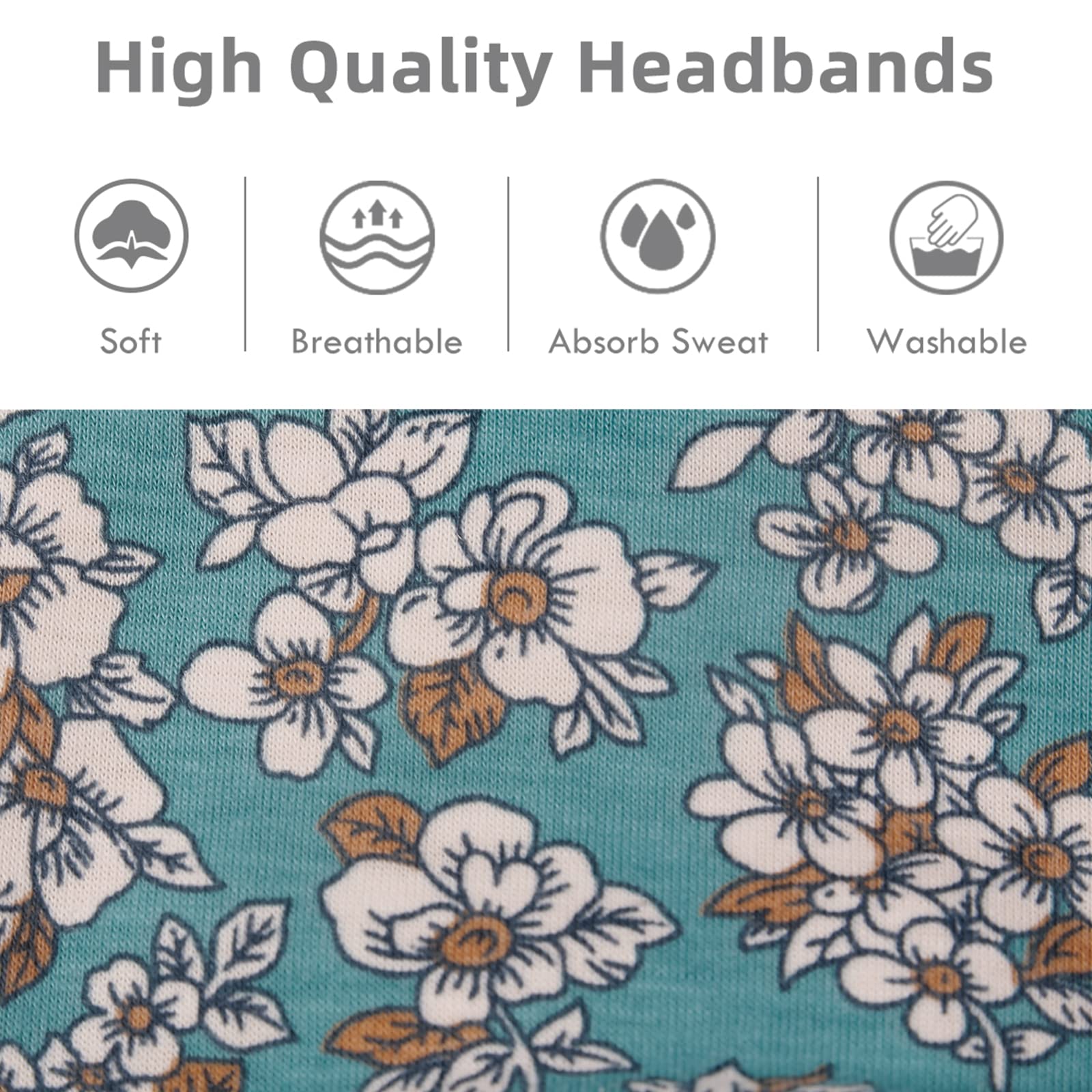 Huachi headbands para peinado rápido durante maquillaje y ducha