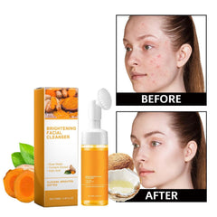 HuaQing dos piezas con brocha para limpieza facial, exfoliación suave.