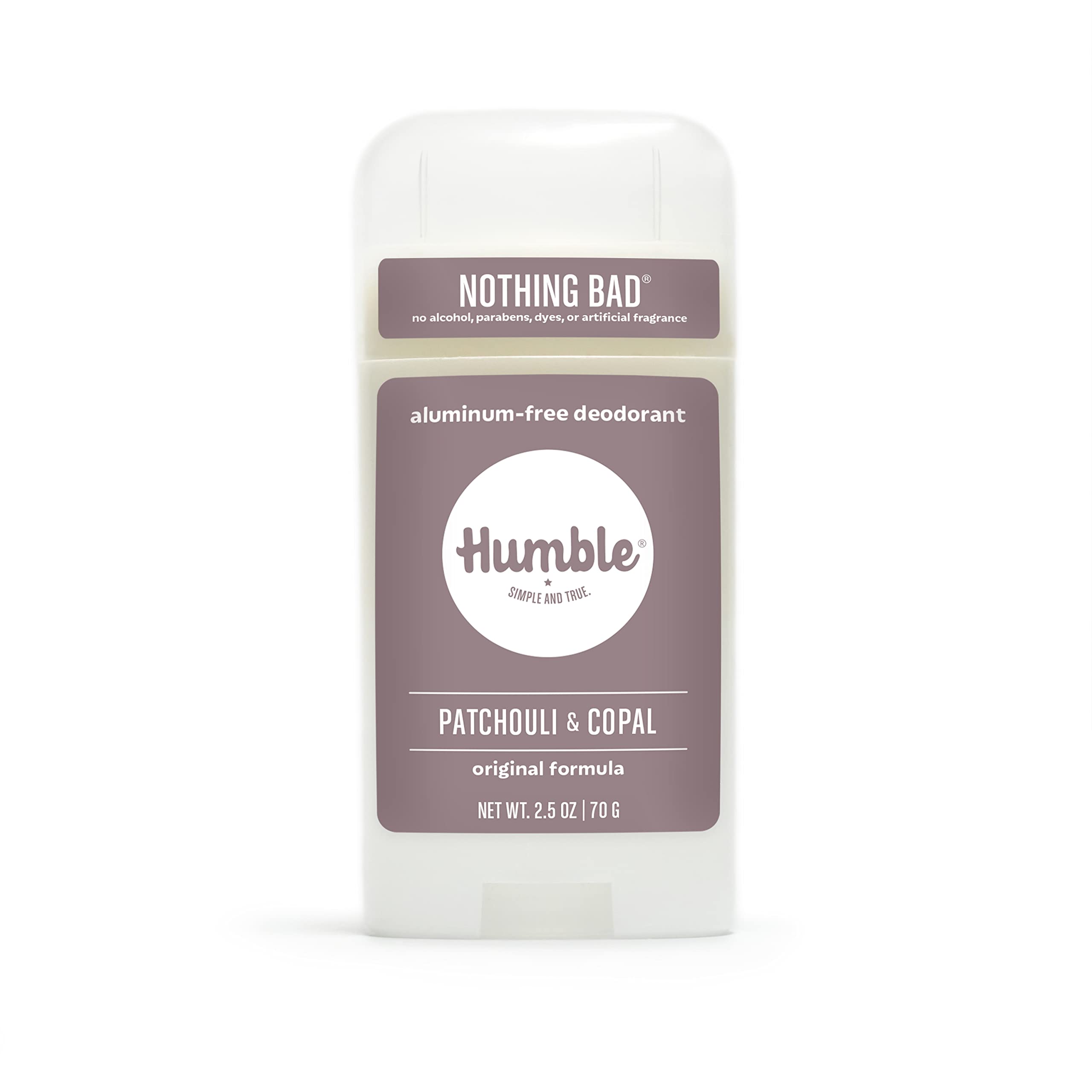 HUMBLE BRANDS Desodorante Original sin aluminio en empaque, frescura duradera para el día.
