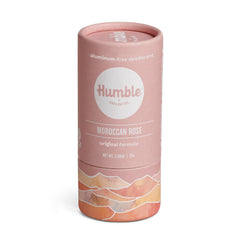 Humble Brands Original Formula en empaque de papel reciclado, opción sostenible para cuidado personal.