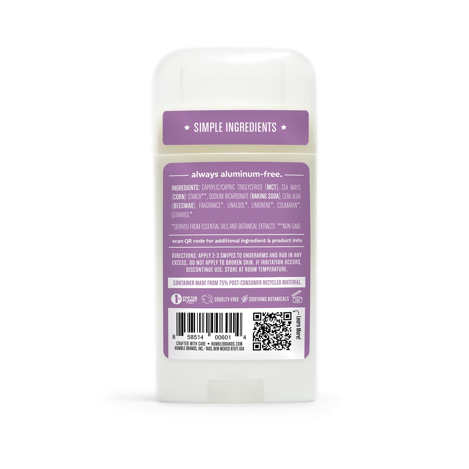 Envase práctico de Humble Original Fórmula para transportar.