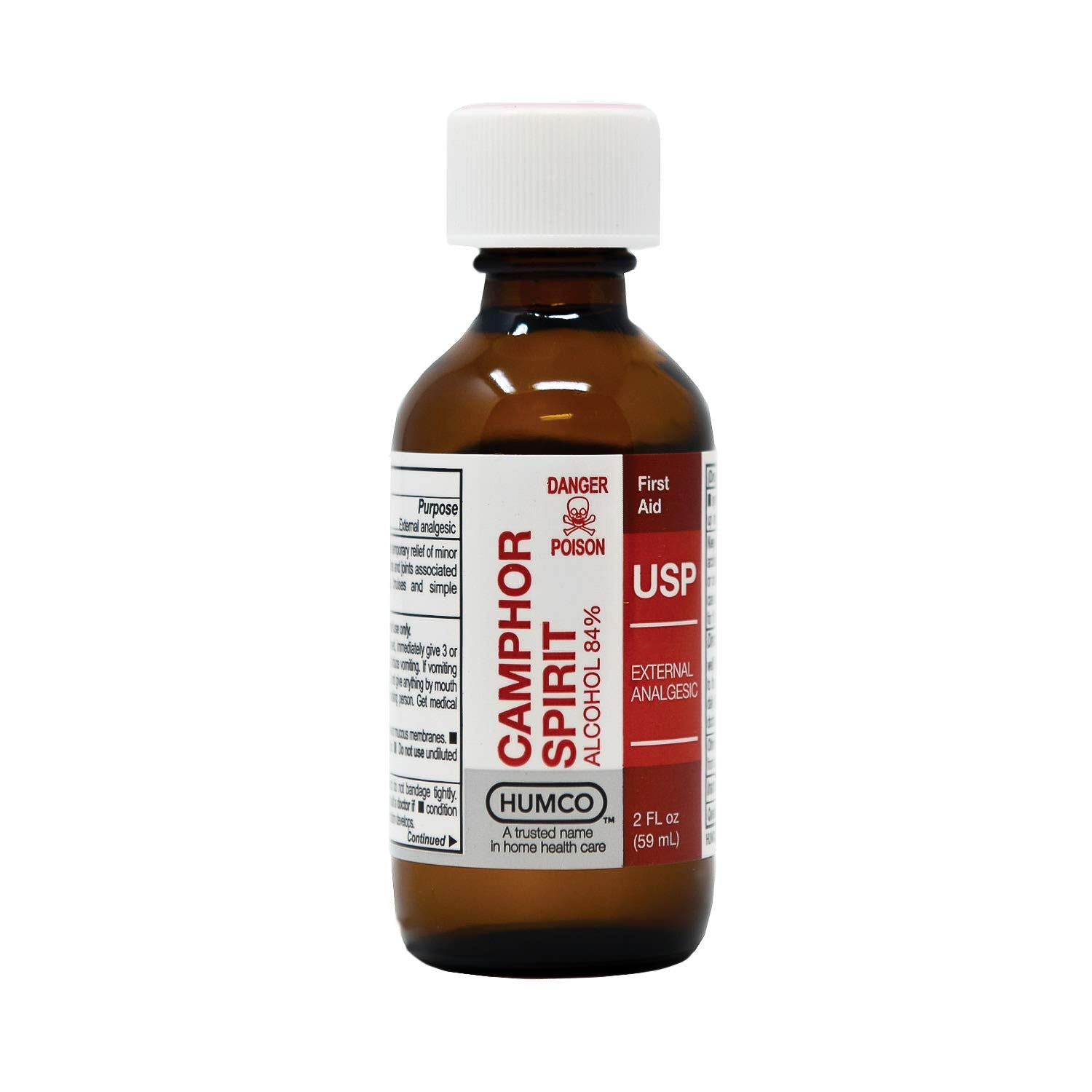 Humco espíritu de alcánfor: botella para uso cosmético suave y refrescante.