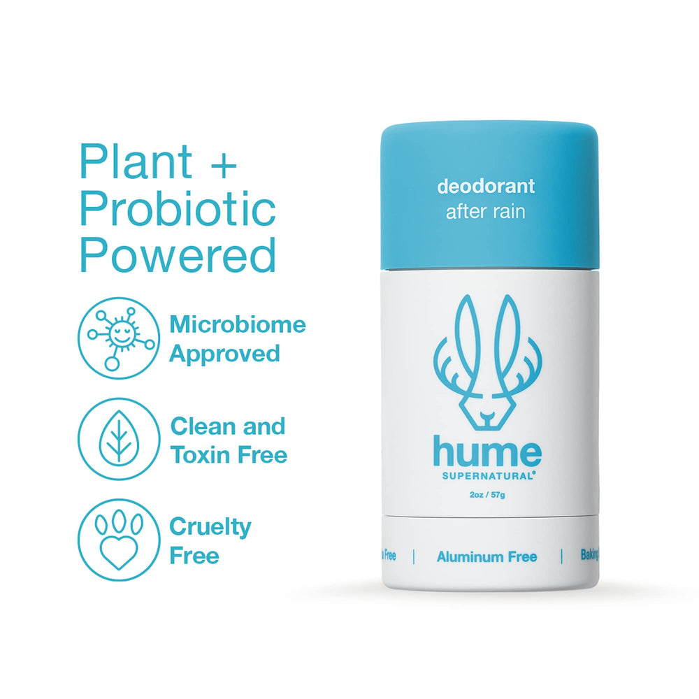 Desodorante sin aluminio de Hume Supernatural, apto para piel sensible.
