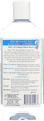 Humphrey's Hamamelis tónico suave, aplicación diaria para piel sensible y calmada.