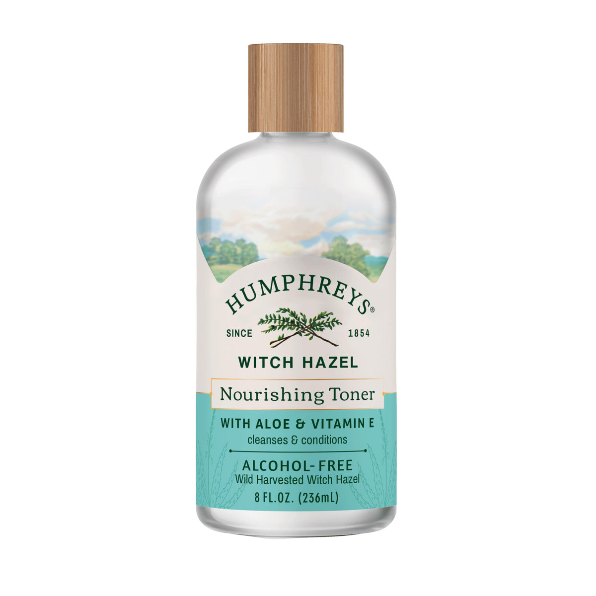 Humphreys Toner con hamamelis salvaje y aloe para equilibrar la piel.