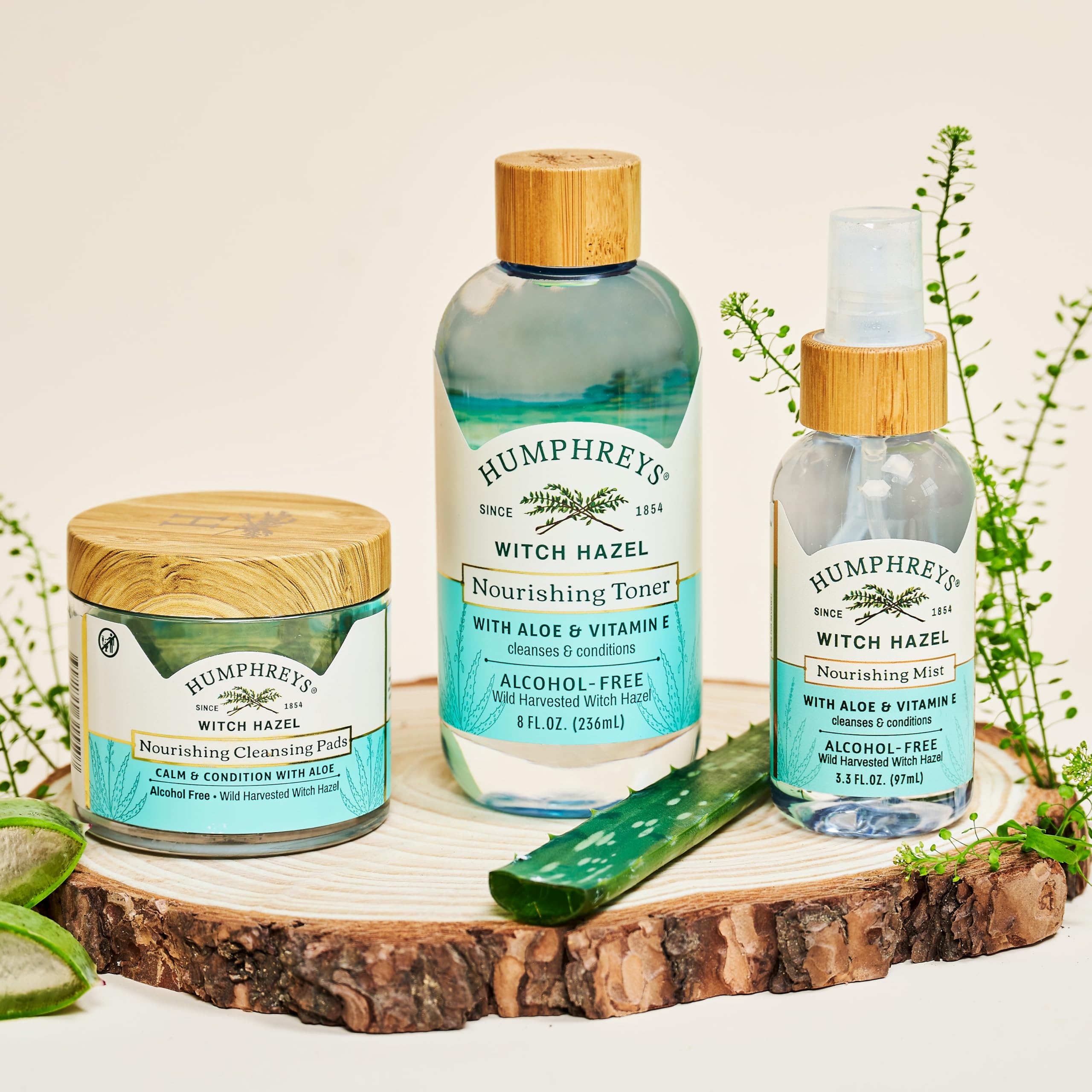 Humphreys, uso en rostro y cuello para equilibrio y frescura.