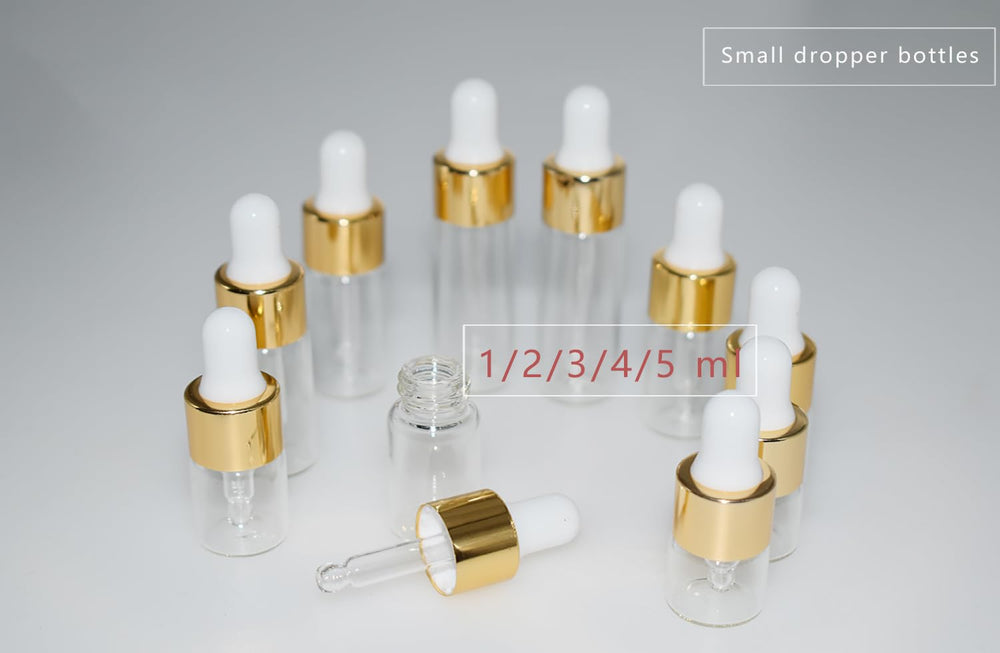 Botella Hustar mini de 2 ml para pruebas de líquidos en movimiento.
