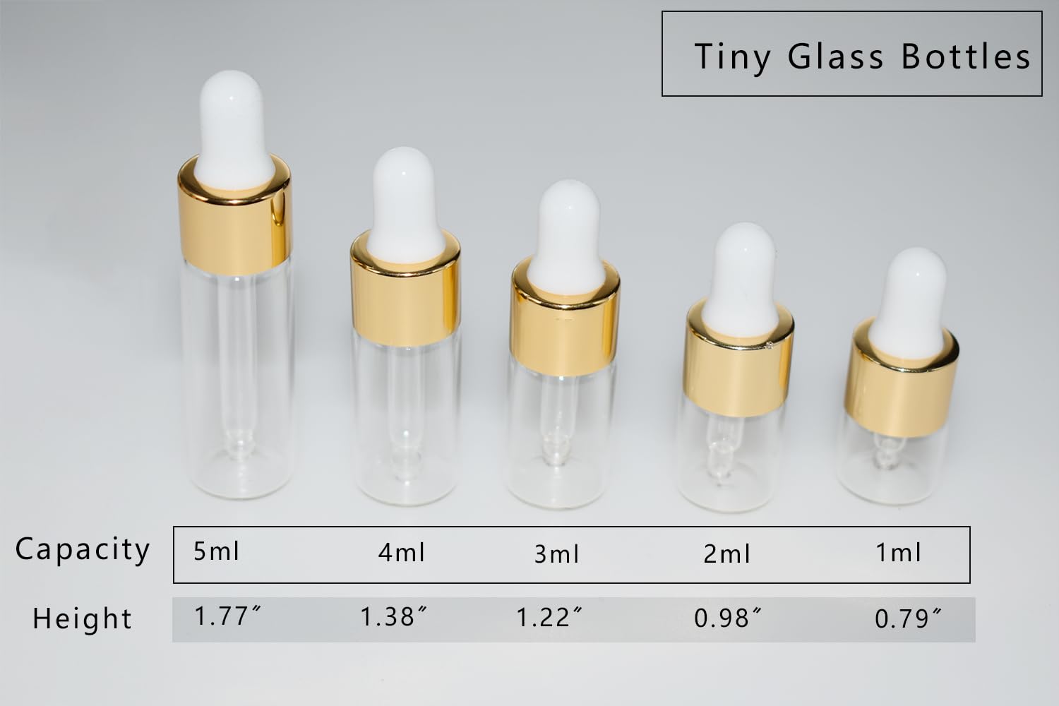 Botella Hustar mini de 4 ml compacta para cosméticos en bolso.