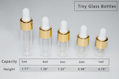 Botella Hustar mini de 4 ml compacta para cosméticos en bolso.