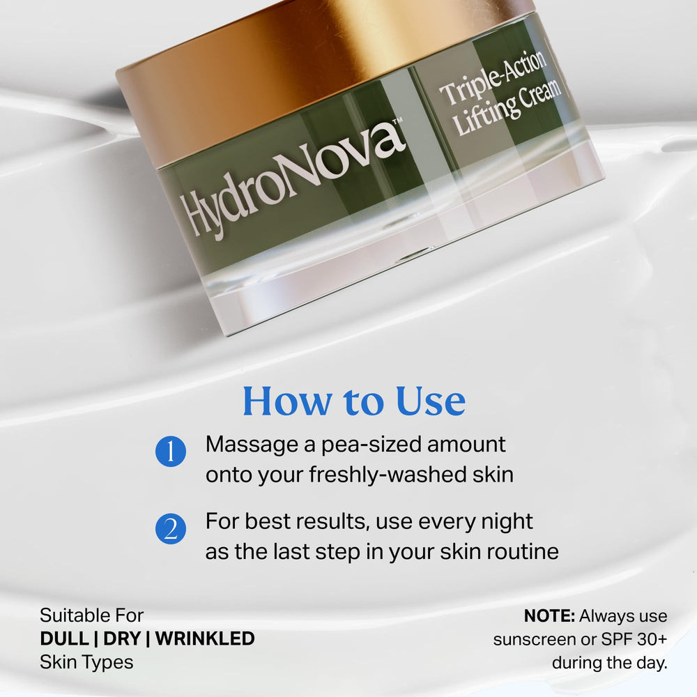 HYDRONOVA formula con retinol nocturna: posible reduccion de lineas finas y aspecto mas suave.