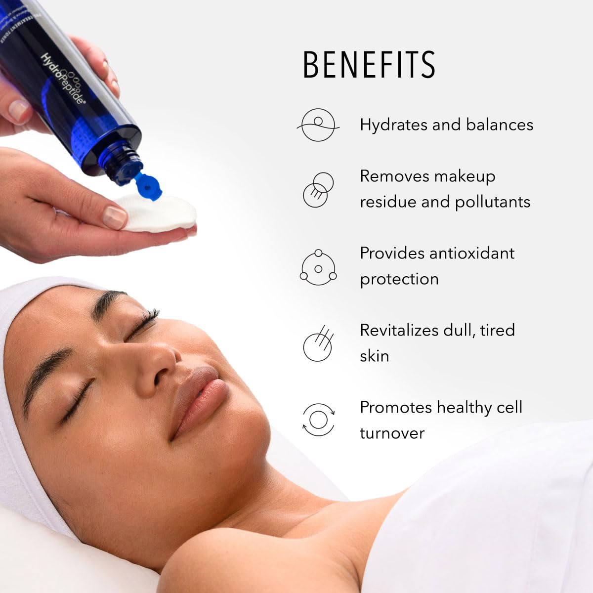 Tónico HydroPeptide ofrece humedad instantánea para piel radiante