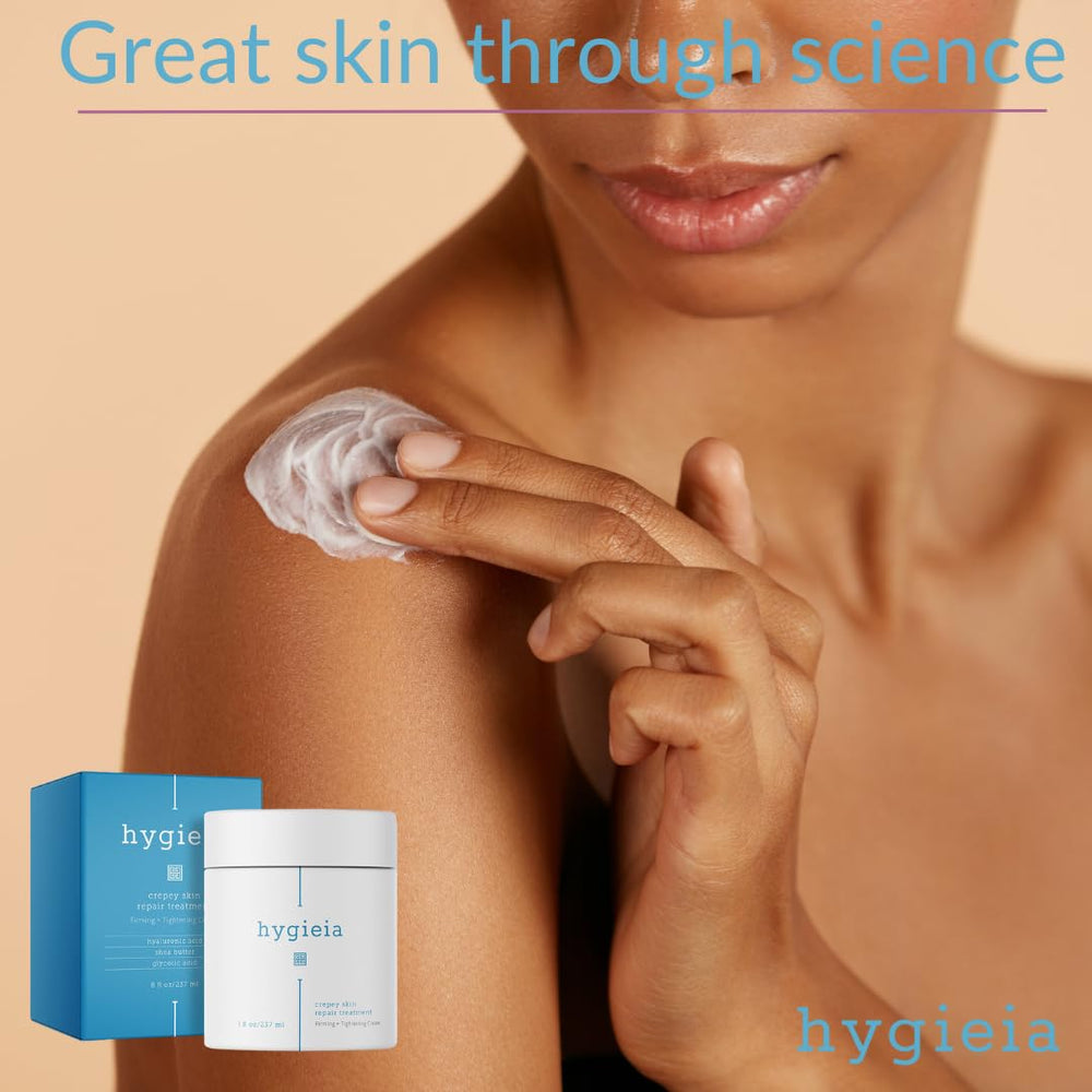 Hygieia Crepey Skin: firmeza corporal visible con uso regular.