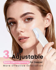 Hyhail Dermaplane porta-cuchillas para cambios higiénicos y rápidos.