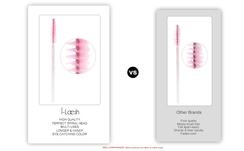 Cepillos desechables i-Laesh para uso en viaje y retoques de maquillaje.