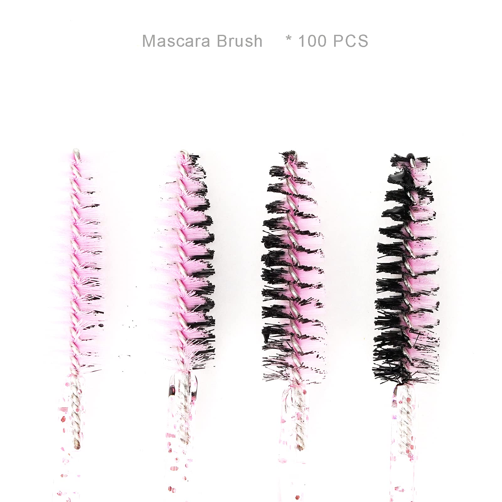 Estuche compacto i-Laesh con 100 cepillos desechables para maquillaje diario.