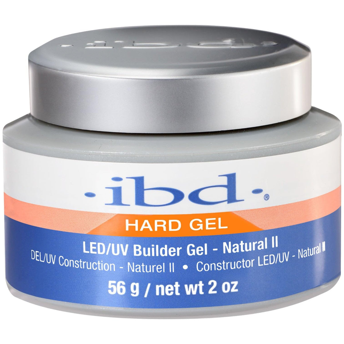 IBD Gel dur LED/UV Naturel II, finition naturelle et durable pour ongles