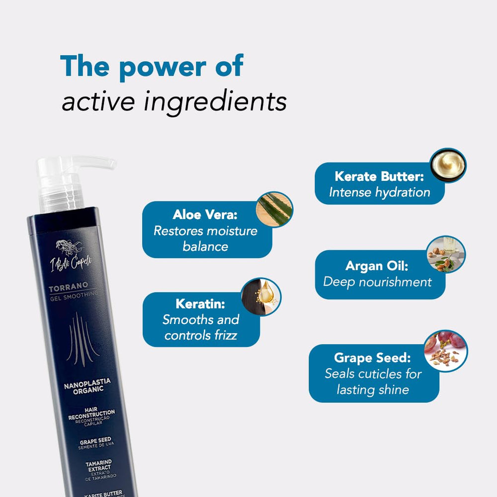 I Belli Capelli Torrano fórmula líquida y spray evita desperdicios.