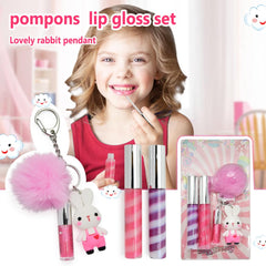 IBI Makeup brillo dona rosquilla, textura suave para labios.