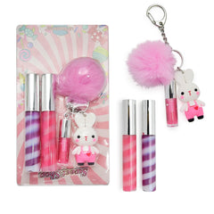 IBI Makeup brillos portallavero, conjunto de 3 tonos, regalo divertido.