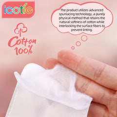 ICOTLE textura ultra suave proceso entrelazado: almohadillas duraderas para limpieza diaria